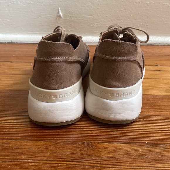 Suede Lucky Brand sneakers - Picture 3 of 5